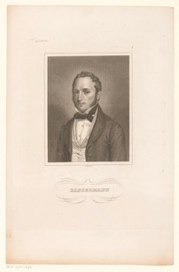Portret van Friedrich Daniel Bassermann