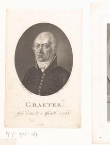 Portret van Friedrich David Gräter