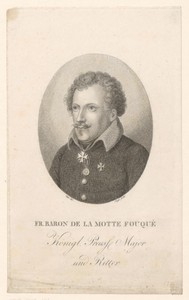 Portret van Friedrich de la Motte Fouqué