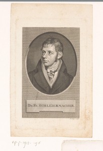 Portret van Friedrich Ernst Daniel Schleiermacher