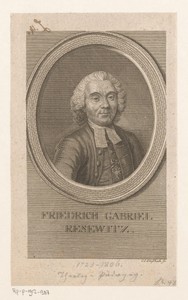 Portret van Friedrich Gabriel Resewitz