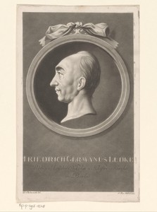 Portret van Friedrich Germanus Lüdke