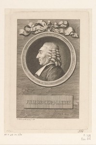 Portret van Friedrich Germanus Lüdke