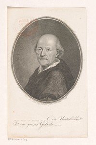 Portret van Friedrich Gottlieb Klopstock