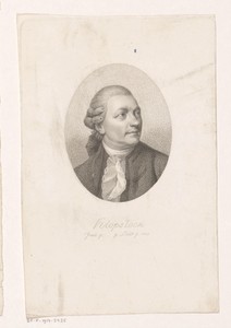 Portret van Friedrich Gottlieb Klopstock