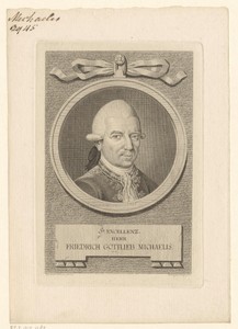 Portret van Friedrich Gottlieb Michaelis