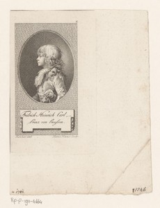 Portret van Friedrich Heinrich Carl van Pruisen