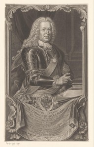Portret van Friedrich Heinrich von Seckendorf
