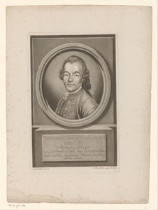 Portret van Friedrich Heinrich Wilhelm Martini