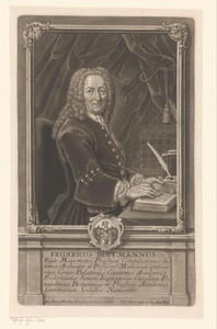 Portret van Friedrich Hoffmann