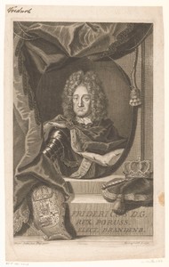 Portret van Friedrich I, koning van Pruisen