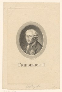 Portret van Friedrich II