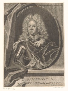 Portret van Friedrich II von Sachsen-Gotha-Altenburg