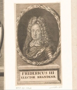 Portret van Friedrich III, keurvorst van Brandenburg