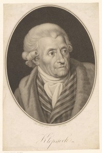Portret van Friedrich Klopstock