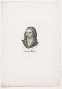 Portret van Friedrich Leopold van Hardenberg