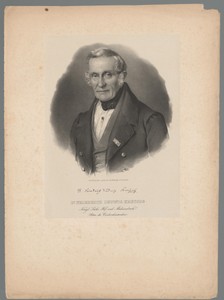 Portret van Friedrich Ludwig Kreysig