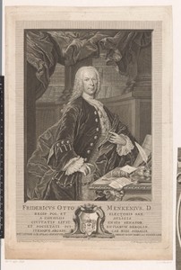 Portret van Friedrich Otto Mencke