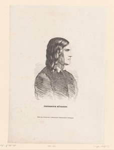 Portret van Friedrich Rückert