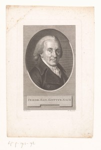 Portret van Friedrich Samuel Gottfried Sack