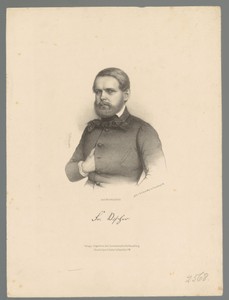 Portret van Friedrich Theodor von Vischer