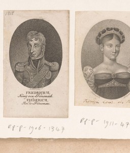 Portret van Friedrich VI, koning van Denemarken