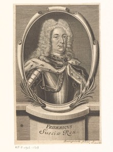 Portret van Friedrich von Hessen-Kassel, koning van Zweden