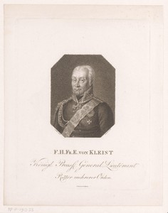 Portret van Friedrich von Kleist