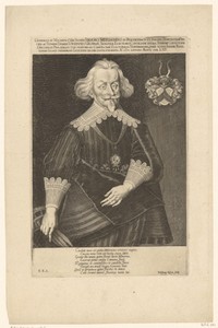 Portret van Friedrich von Metzsch op 61-jarige leeftijd