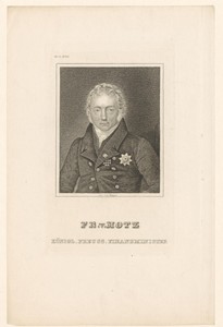 Portret van Friedrich von Motz