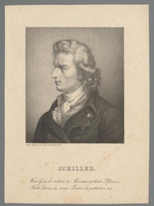 Portret van Friedrich von Schiller