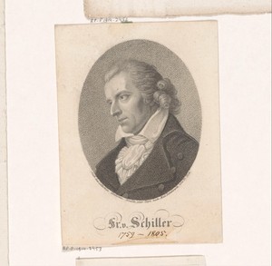 Portret van Friedrich von Schiller