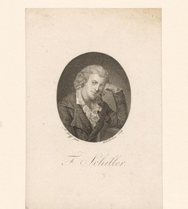 Portret van Friedrich von Schiller