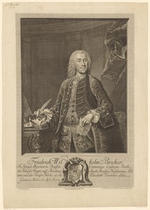 Portret van Friedrich Wilhelm Brecher