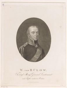 Portret van Friedrich Wilhelm Bülow
