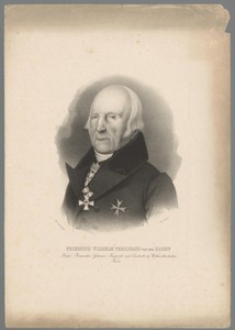Portret van Friedrich Wilhelm Ferdinand von der Hagen