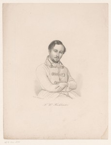 Portret van Friedrich Wilhelm Hackländer