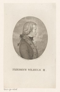 Portret van Friedrich Wilhelm III