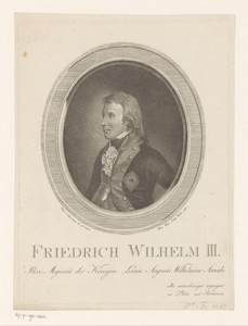 Portret van Friedrich Wilhelm III