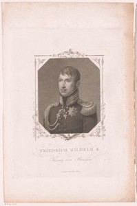 Portret van Friedrich Wilhelm III, koning van Pruisen