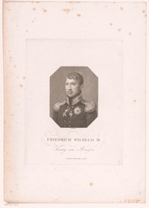 Portret van Friedrich Wilhelm III, koning van Pruisen