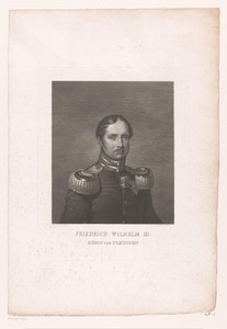 Portret van Friedrich Wilhelm III van Pruissen