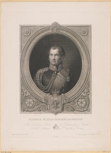 Portret van Friedrich Wilhelm IV