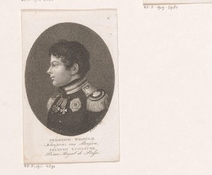 Portret van Friedrich Wilhelm IV als kroonprins van Pruisen