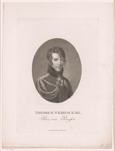 Portret van Friedrich Wilhelm Karl van Pruisen
