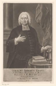 Portret van Friedrich Wilhelm Kraft