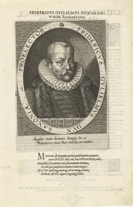 Portret van Friedrich Wilhelm van Saksen-Altenburg
