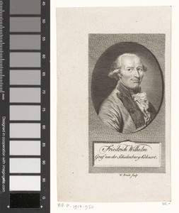 Portret van Friedrich Wilhelm von der Schulenberg