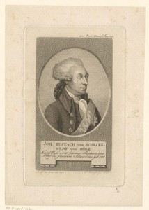 Portret van Friedrich Wilhelm von Schlitz