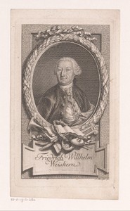 Portret van Friedrich Wilhelm Weiskern